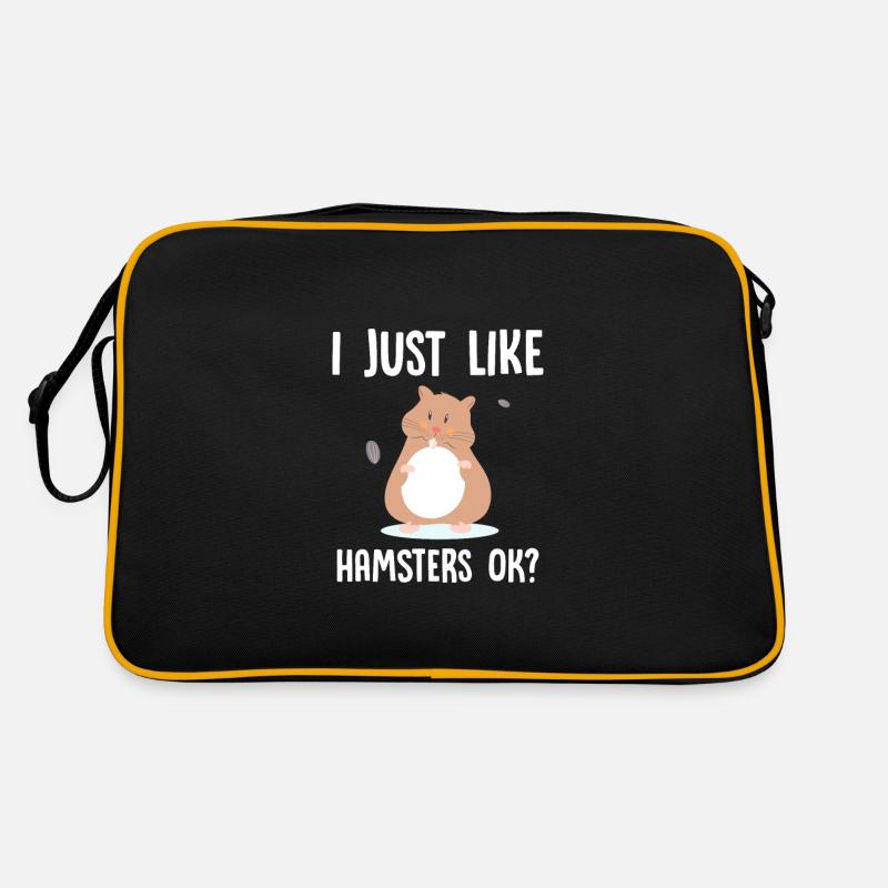 I just like Hamsters ok? Retro Tasche