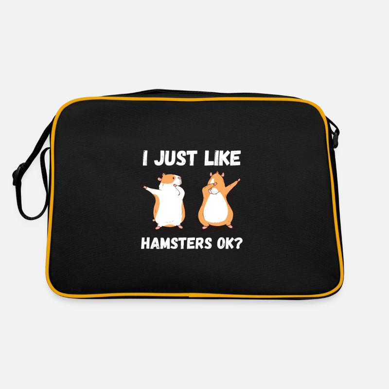 I just like Hamsters ok? Retro Tasche