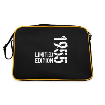 LIMITIERTE EDITION 1955 - Retro Tasche - Schwarz/Gold - Hinten