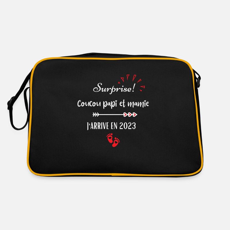 papi et j'arrive en 2023 Sac Retro
