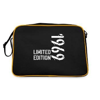 LIMITIERTE EDITION 1969 - Retro Tasche - Schwarz/Gold - Hinten