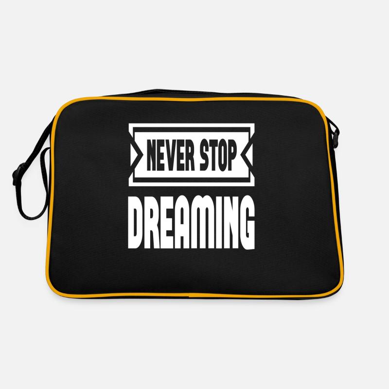 N’arrêtez jamais de rêver Sac Retro