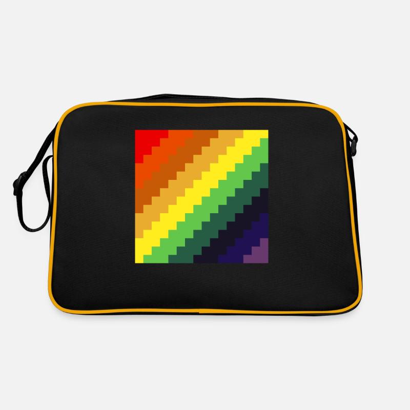 Pixelbogen Retro Tasche