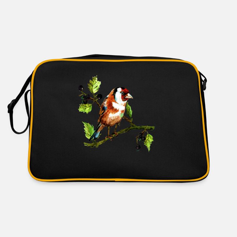 Bunter Vogel Retro Tasche