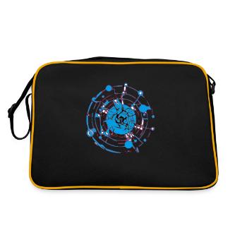 Cyber monde - Sac Retro - noir/or - Dos