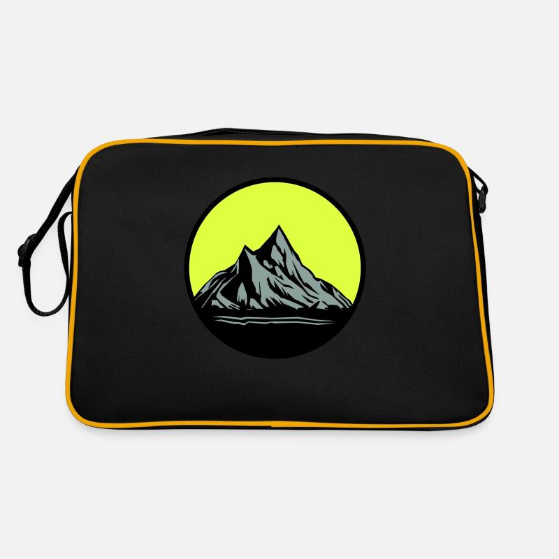 Mountains Retro Tasche