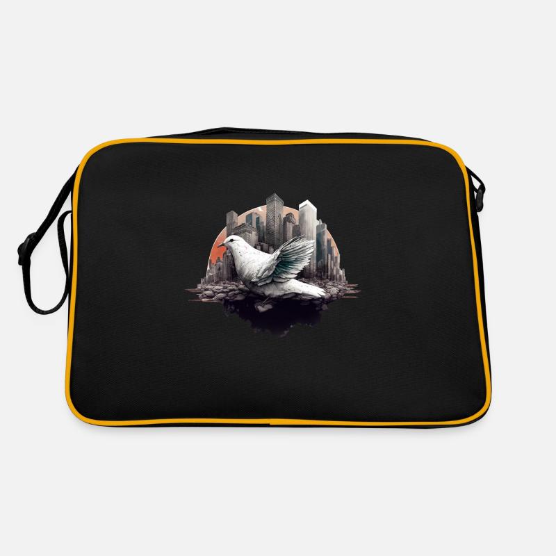 Colombe de la paix Sac Retro