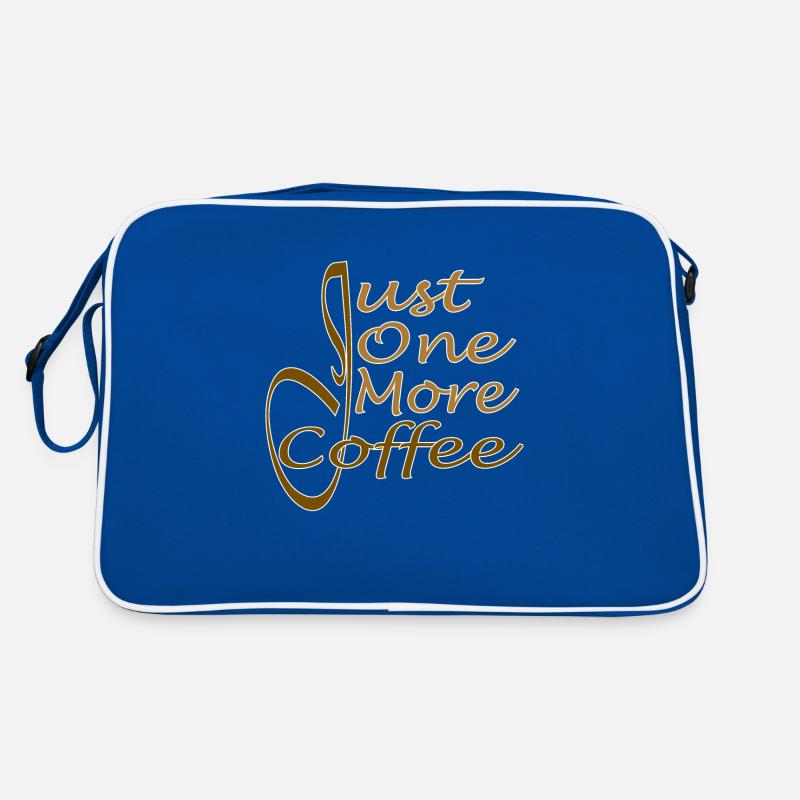 Nur noch ein Kaffee - Nur noch ein Kaffee Retro Tasche
