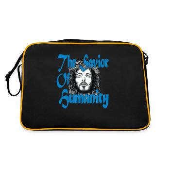 Le Sauveur de l’humanité - Sauveur de l’humanité - Sac Retro - noir/or - Dos