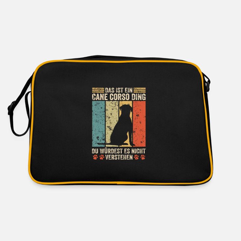 Das ist ein Cane Corso Ding Retro Tasche