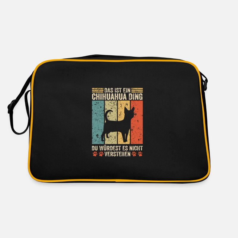 Das ist ein Chihuahua Ding Retro Tasche
