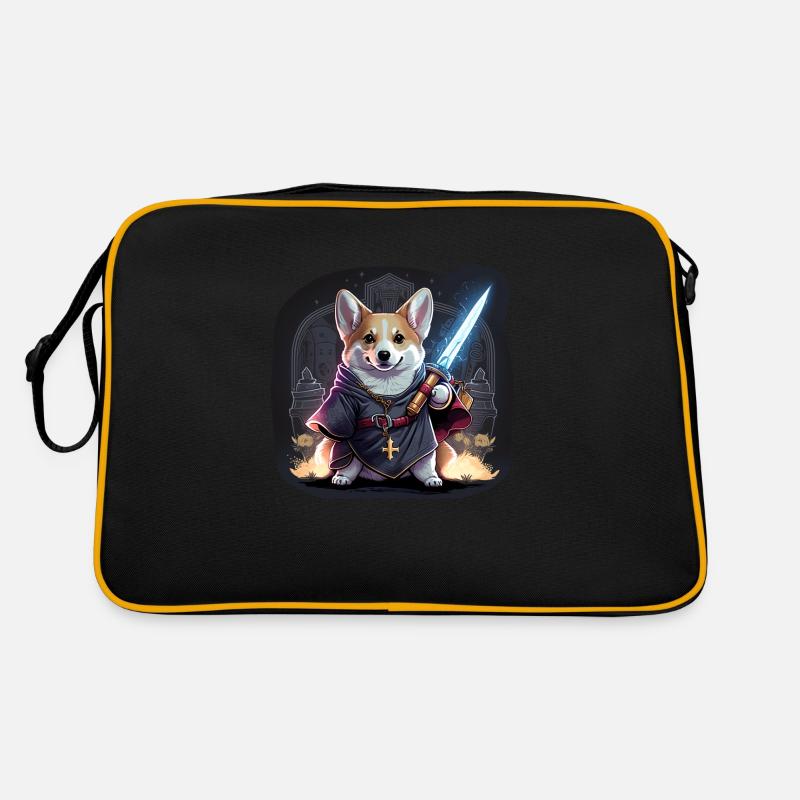 CorgiKreuz-Ritter Retro Tasche