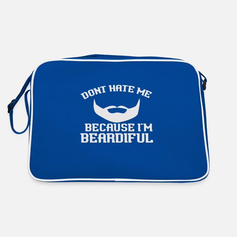 Don ́t hate me because I ́m Beardiful Retro Bag
