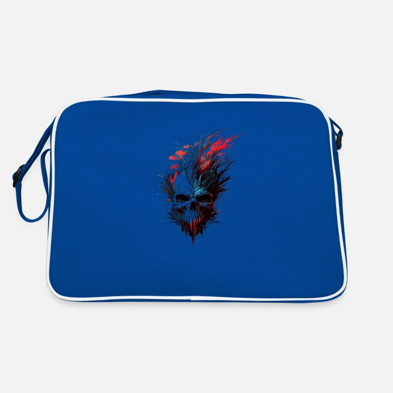 Splash multicolor skull Retro Bag