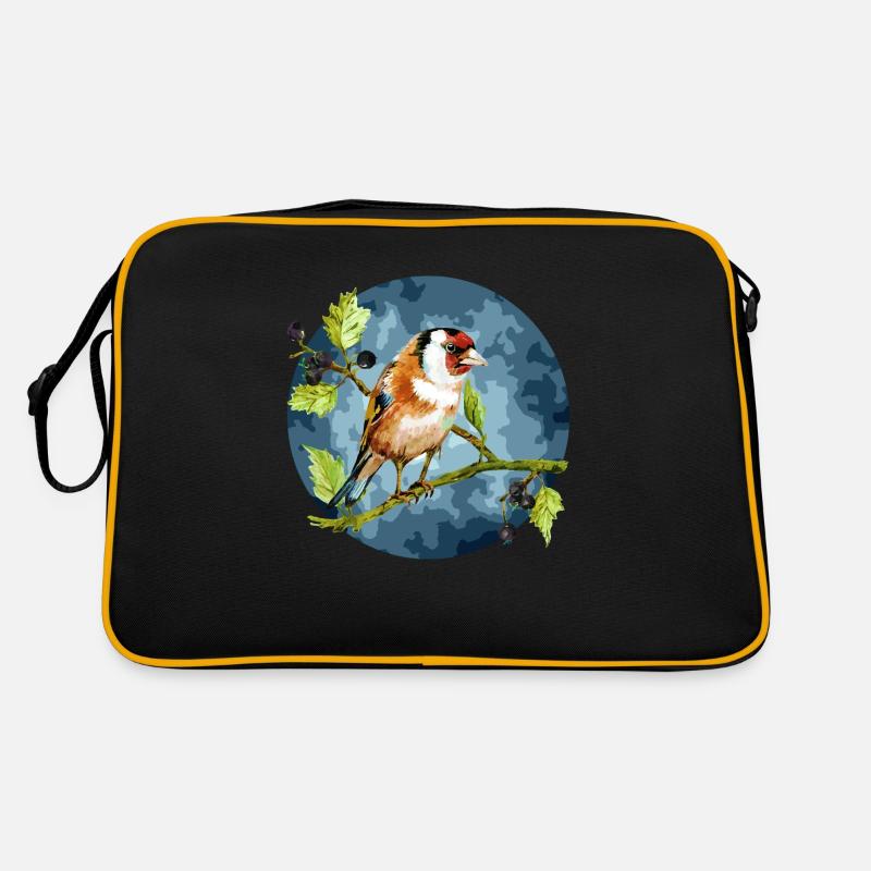Bunter Vogel Retro Tasche