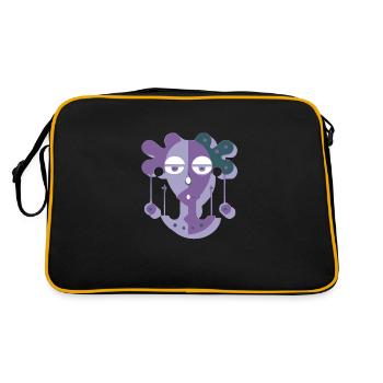 Lisa the Purple Woman - Retro Bag - black/gold - Back