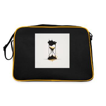 Sablier black and gold - Sac Retro - noir/or - Dos