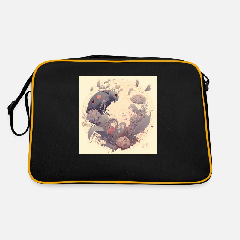 im Einklang mit der Natur Kaefer Retro Tasche