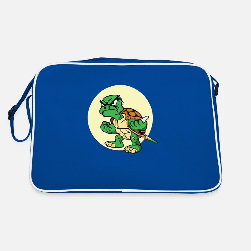 Lili the grumpy turtle Retro Bag