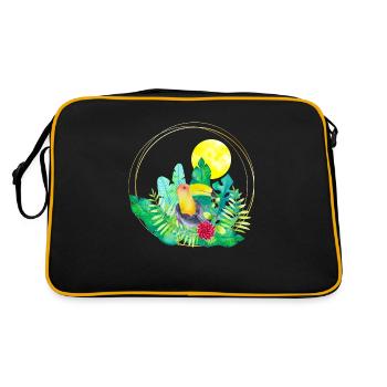 L’été avec le toucan - Sac Retro - noir/or - Dos