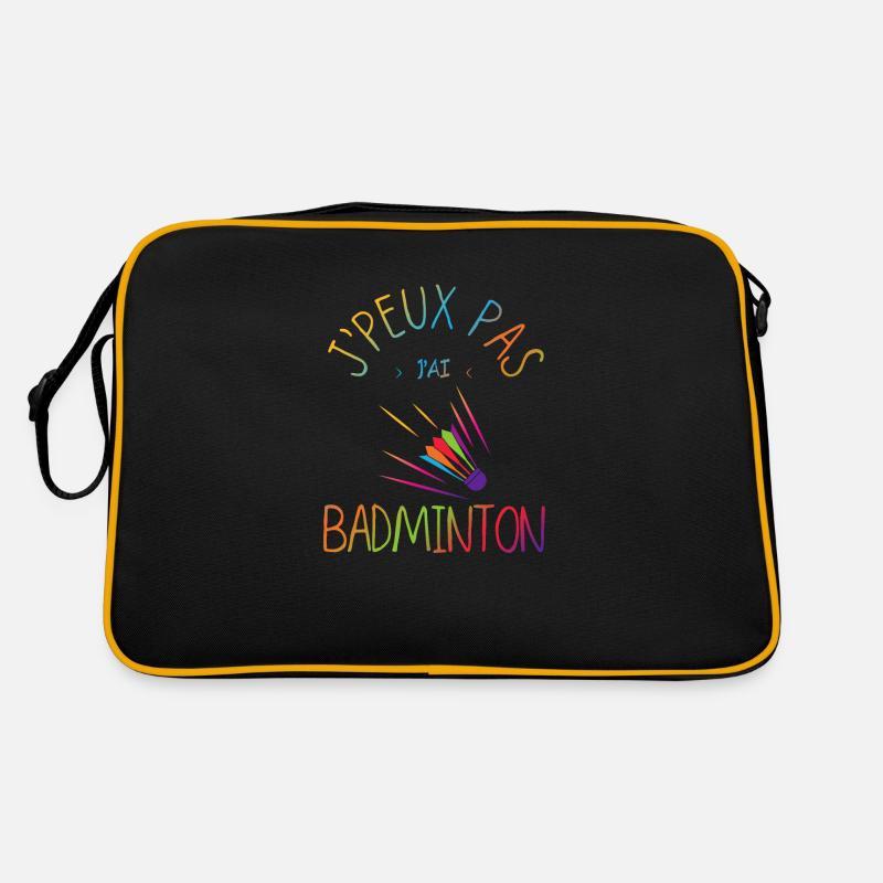 J Peux Pas J Ai Badminton Sac Retro