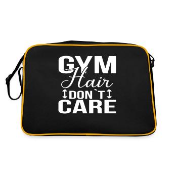 Gym Hair ne s’en soucie pas - Sac Retro - noir/or - Dos