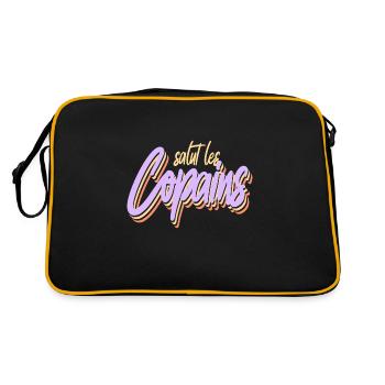 Salut les copains - Sac Retro - noir/or - Dos