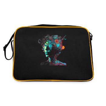 Art Psychédélique, Lunettes - Open Mind - Sac Retro - noir/or - Dos