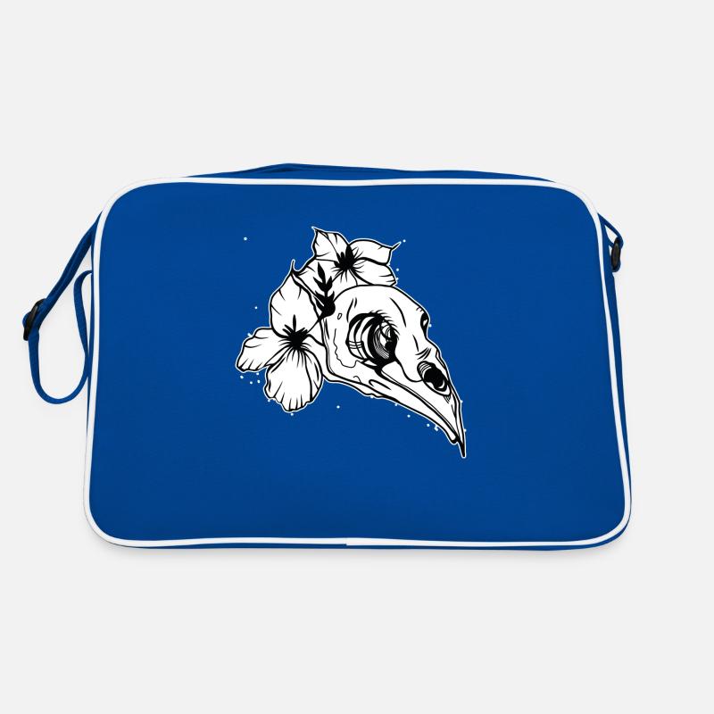 Bird's Head // Skull // Illustration Retro Bag