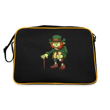 Evil Leprechaun - Retro Bag - black/gold - Back