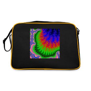 00077 Fractal infinite SEEwelt - Retro Bag - black/gold - Back