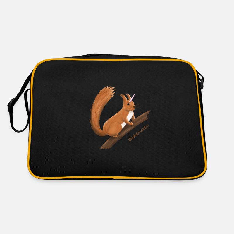 Einhörnchen Retro Tasche