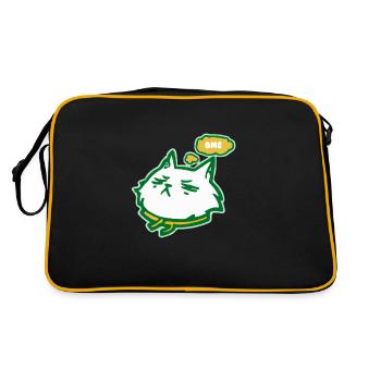 The OMG cat - Retro Bag - black/gold - Back