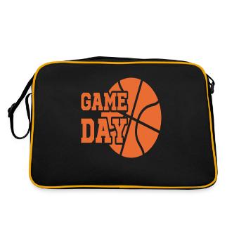 Game Day Basketball - Retro Bag - black/gold - Back