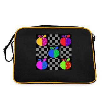 Pomme - Sac Retro - noir/or - Dos