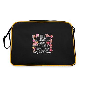 Mudi Maman - Sac Retro - noir/or - Dos