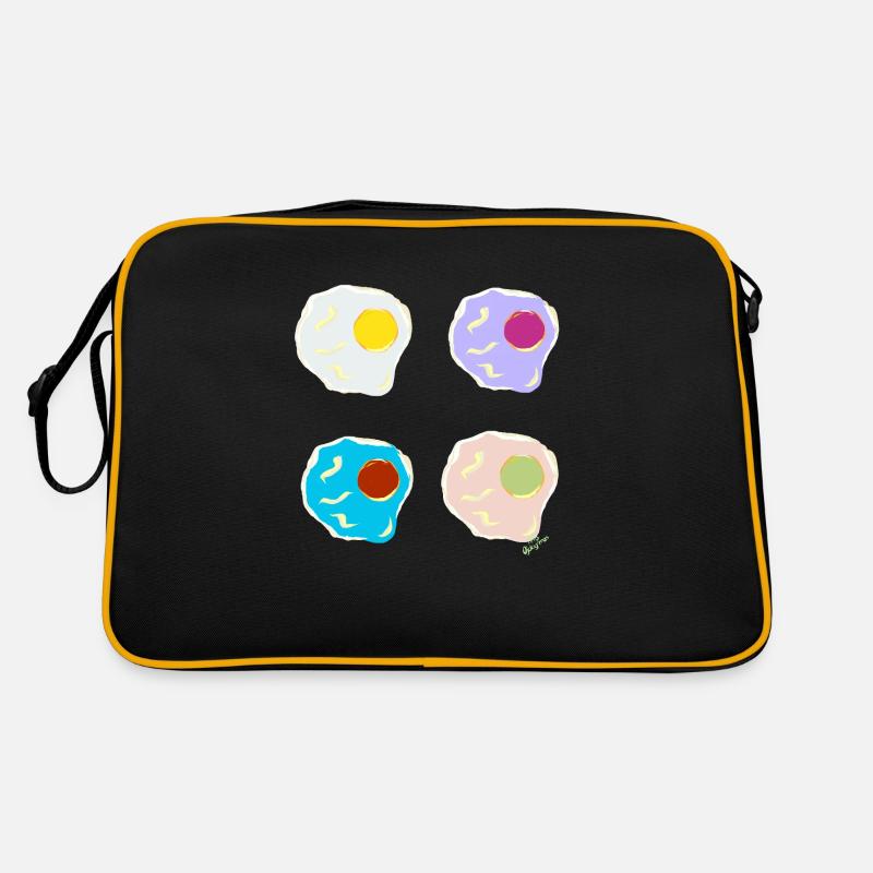 To Maria G. with affection. - Retro Bag - black/gold