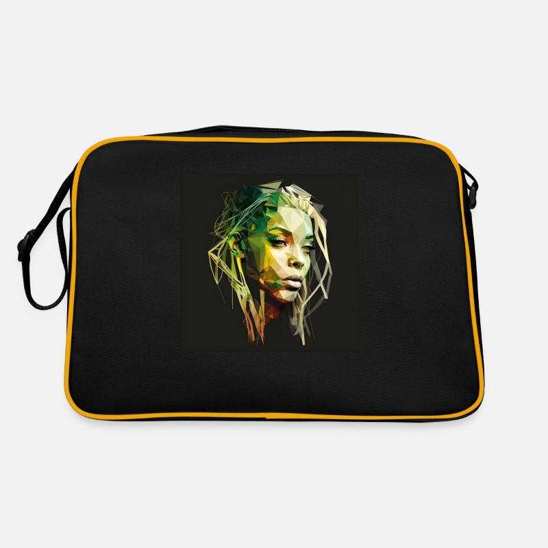Face woman dreadlocks n°8 Retro Bag