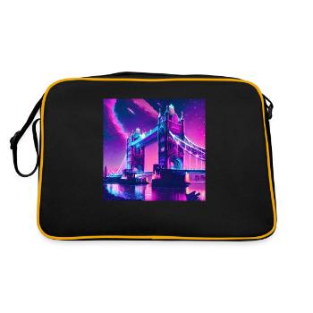 Skyline London Night 2 - Retro Bag - black/gold - Back