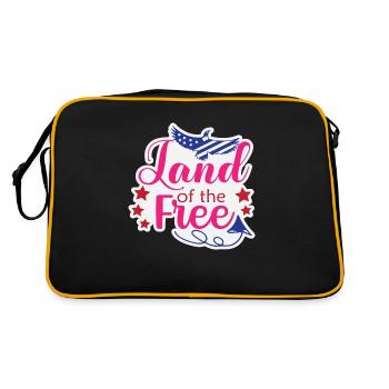 Terre de la liberté - Sac Retro - noir/or - Dos