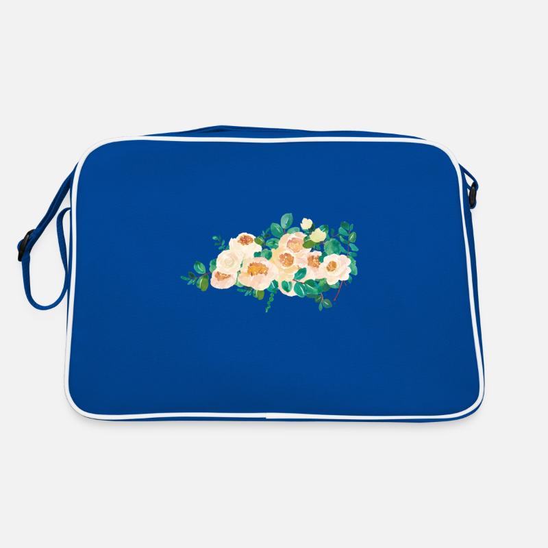 Fleurs aquarelles Sac Retro