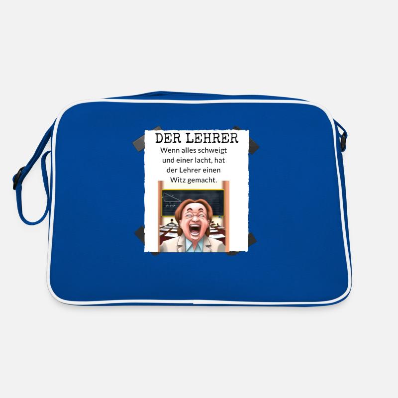 Leher witz Retro Tasche