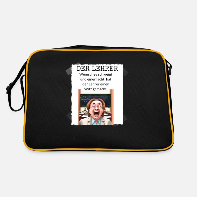 Leher witz Retro Tasche