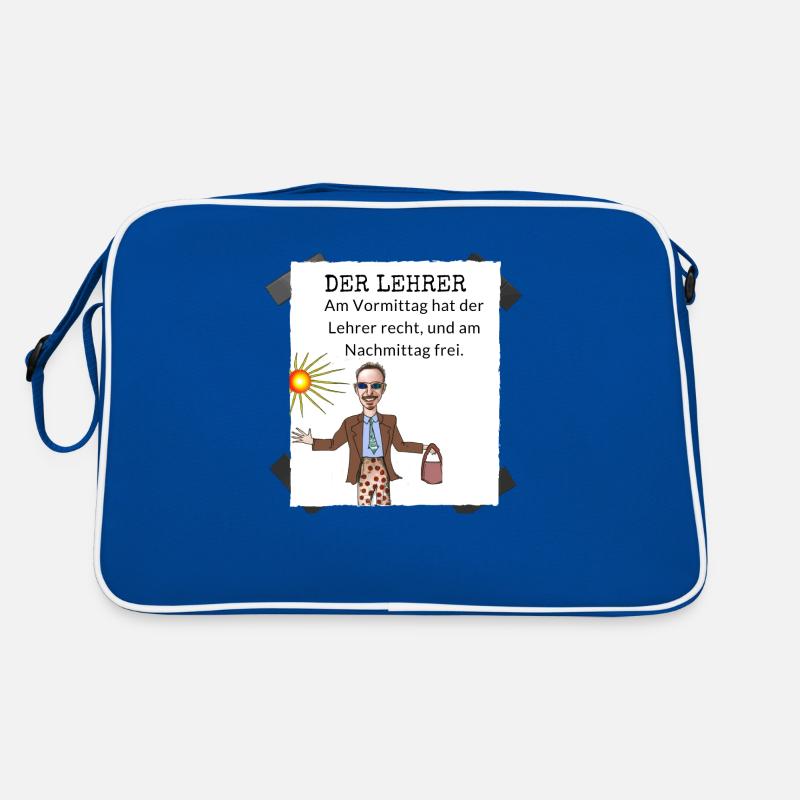 Lehrer witze Retro Tasche