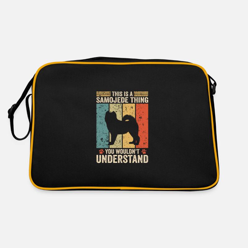 This is a Samoyed thing Retro Tasche