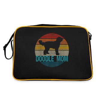 Doodle Maman - Sac Retro - noir/or - Dos