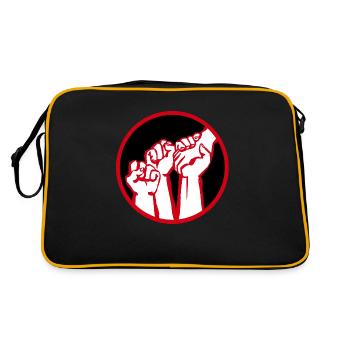 poings2c - Sac Retro - noir/or - Dos