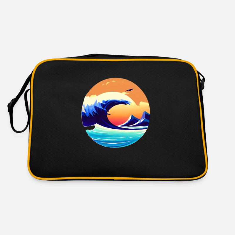 Surfer Planche de surf Surf Surf - Sac Retro - noir/or