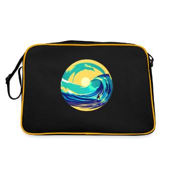 Surfer Planche de surf Surf Surf - Sac Retro - noir/or - Dos