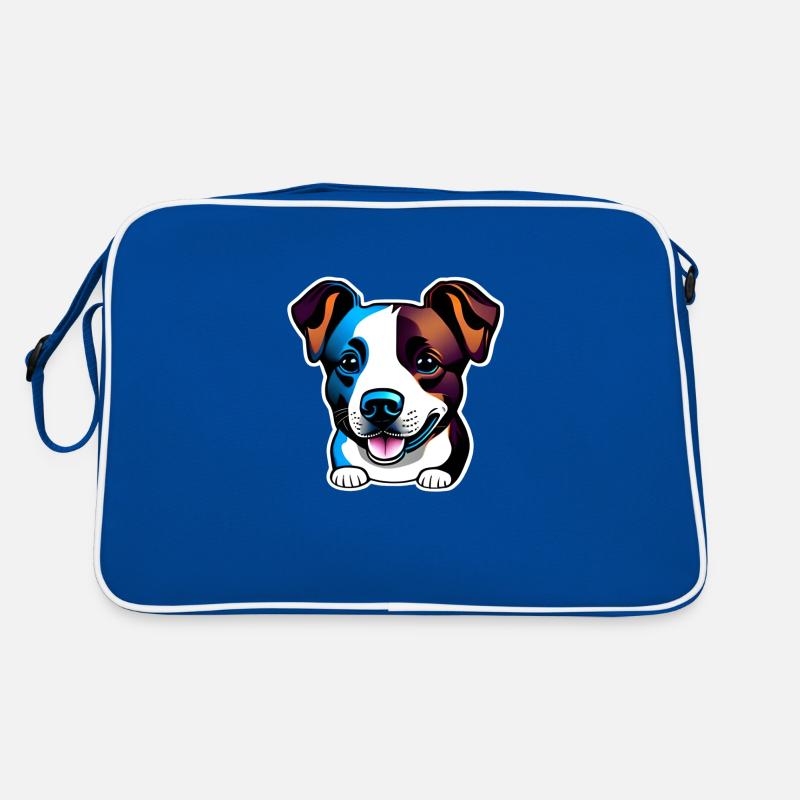 cute dog Retro Tasche